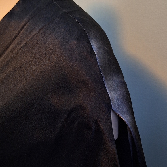 🅱️🅾️G🅾️ Helmut Lang shadow smoke printed silk dress - Picture 6 of 11